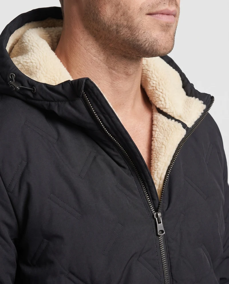 Herren Isolierte Kapuzenjacke Nord Taschen