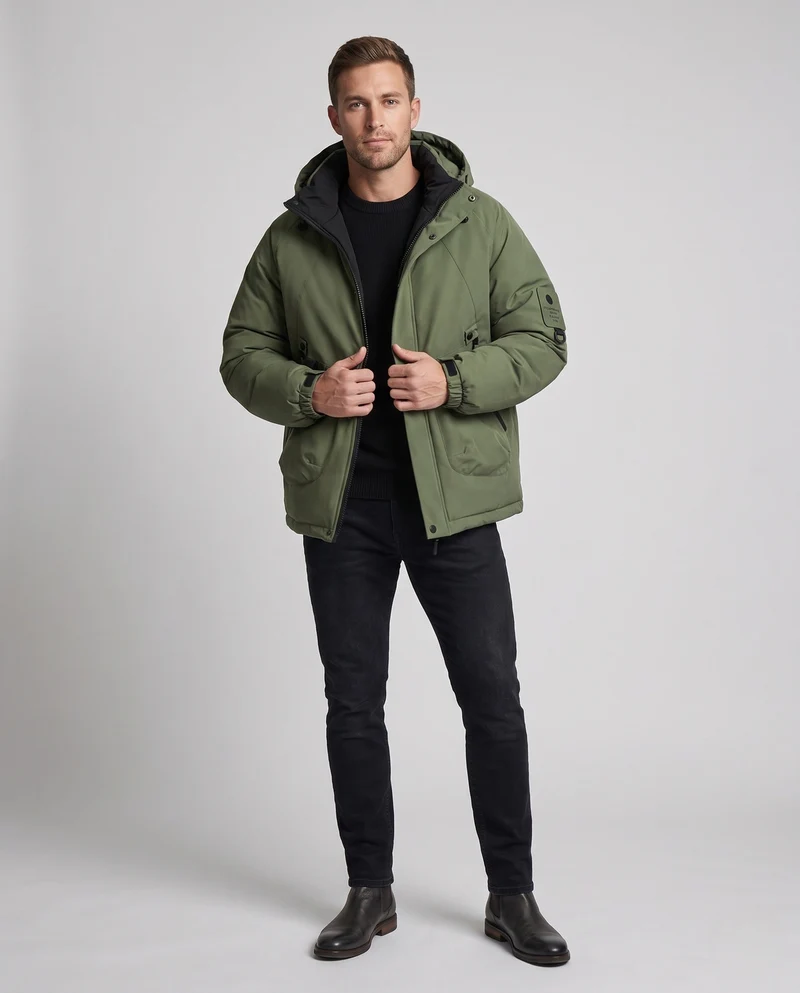 Herren Isolierte Outdoor-Jacke Nord Taschen