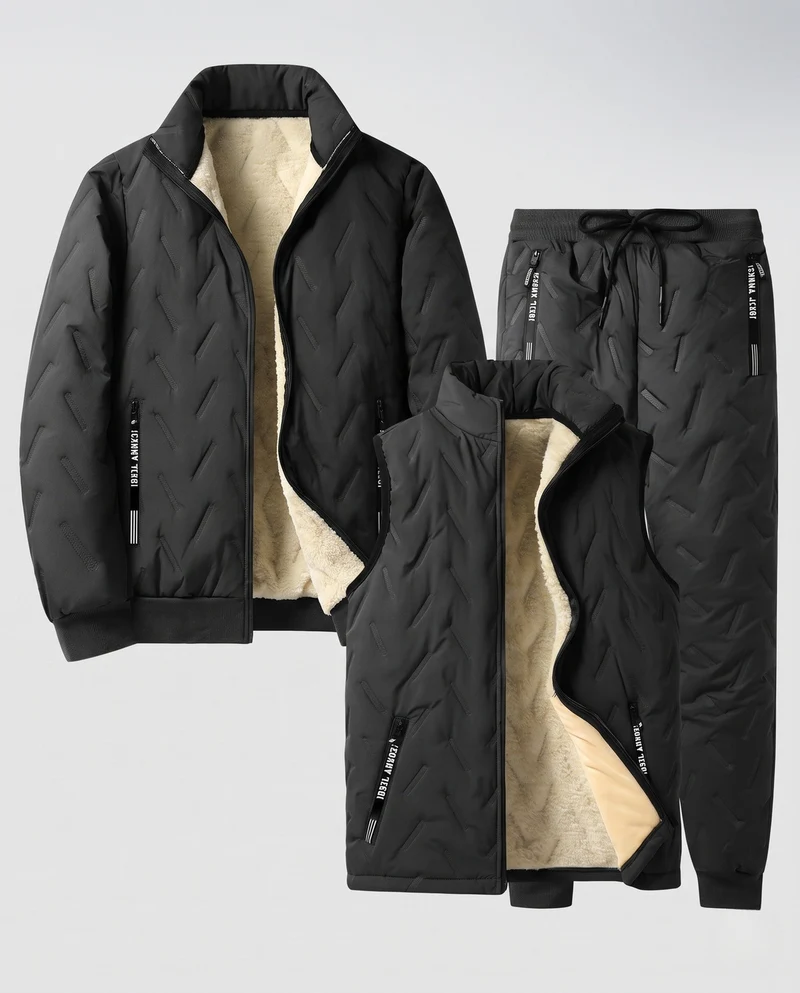 Herren Isolierte Steppjacke mit Weste Nord Taschen