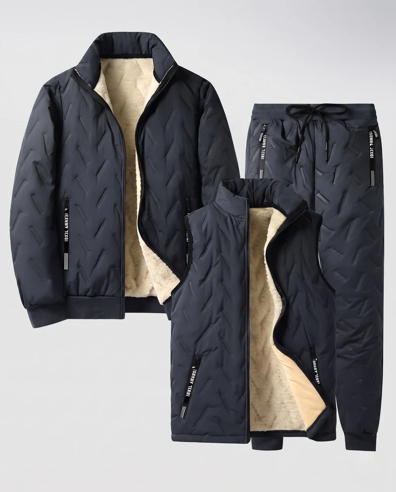 Herren Isolierte Steppjacke mit Weste Nord Taschen