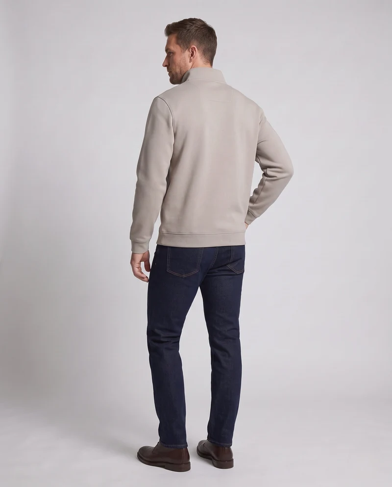 Herren Komfortabler Stehkragenpullover Nord Taschen