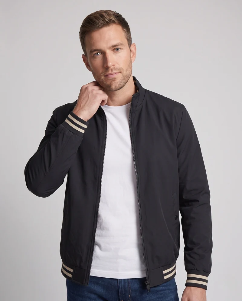 Herren Modische Übergangsjacke mit Stehkragen Nord Taschen