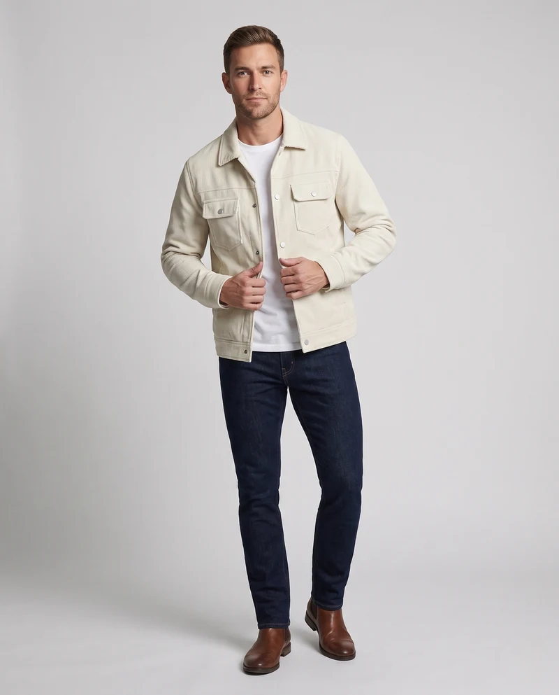 Herren Modische Überziehjacke Nord Taschen