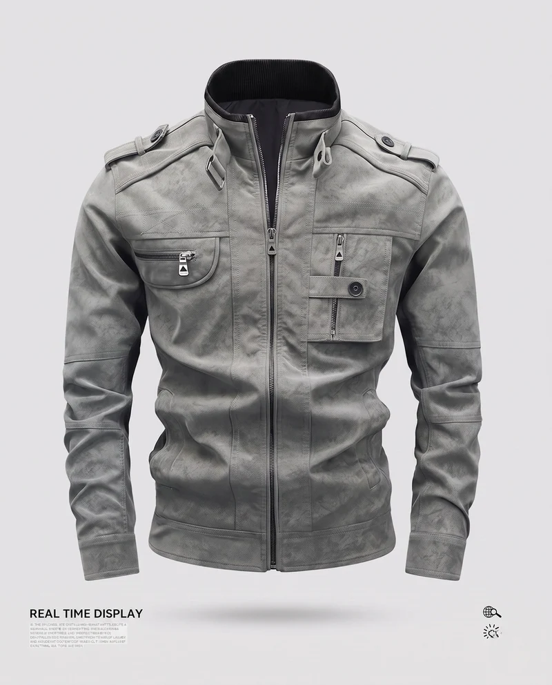 Herren Modische und strapazierfähige Freizeitjacke Nord Taschen