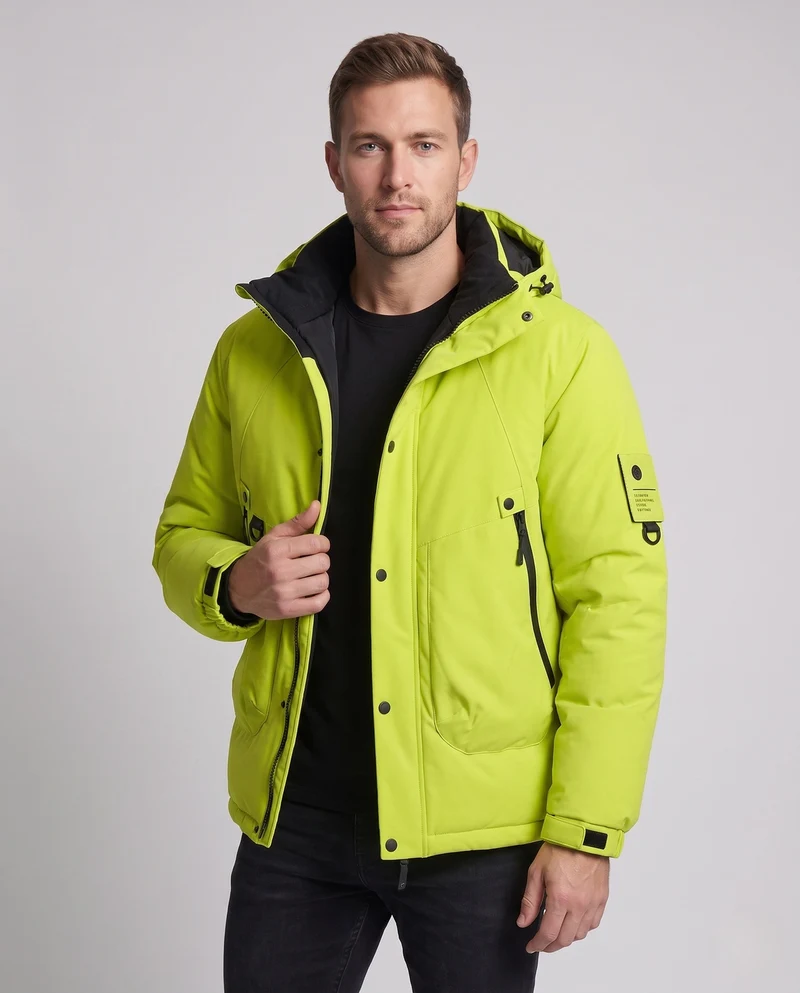 Herren Modische Winterjacke Nord Taschen