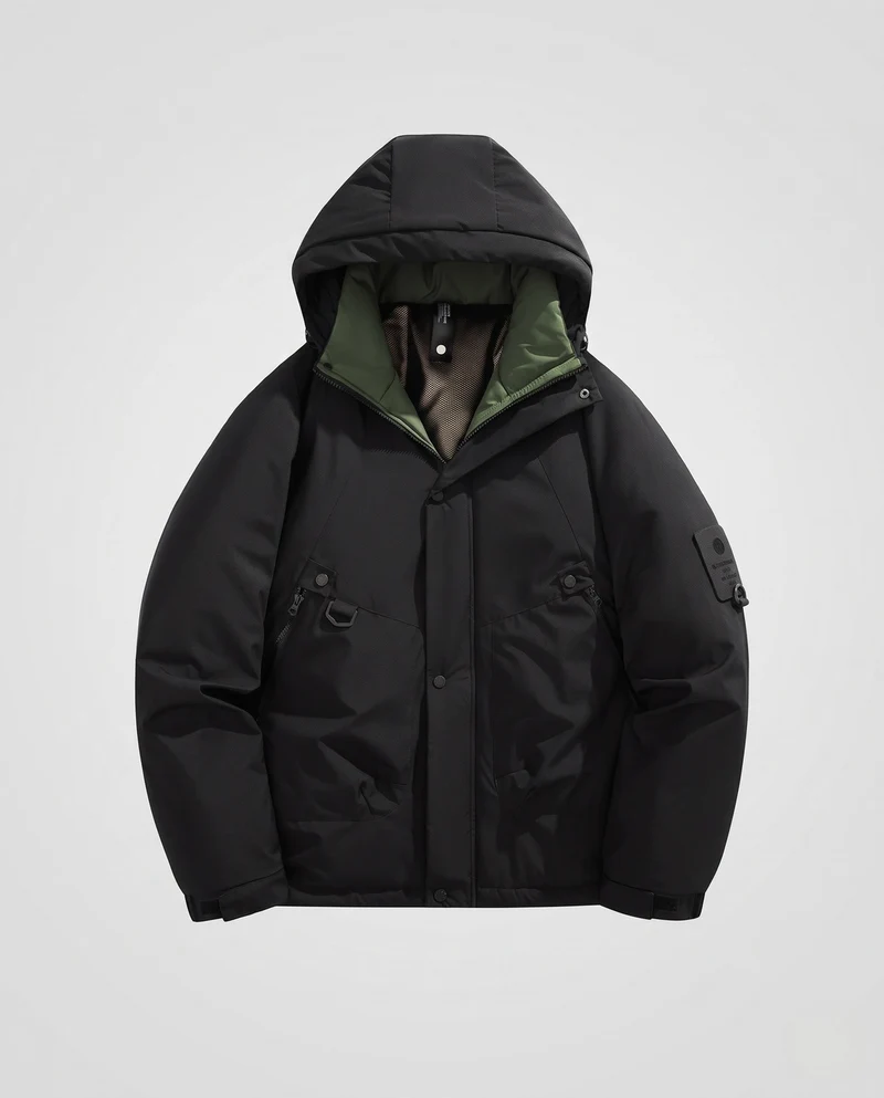 Herren Modische Winterjacke Nord Taschen