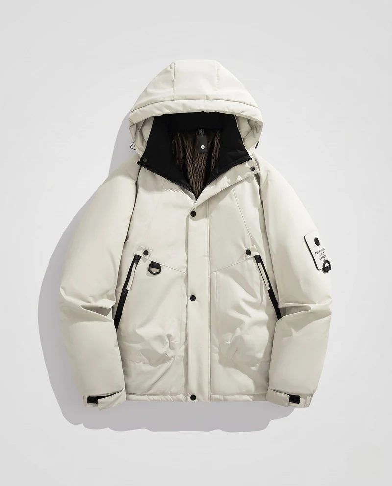 Herren Modische Winterjacke Nord Taschen