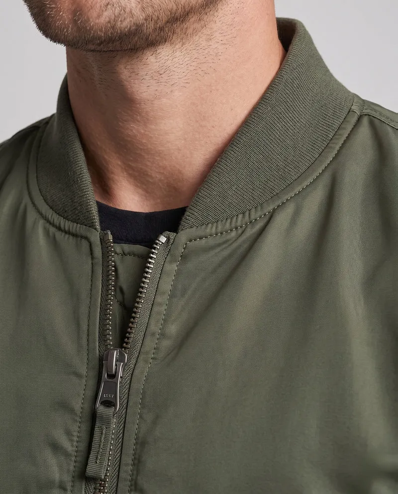 Herren Utility Stil Bomberjacke mit Ärmelorganizer und Reißverschlusstaschen Nord Taschen