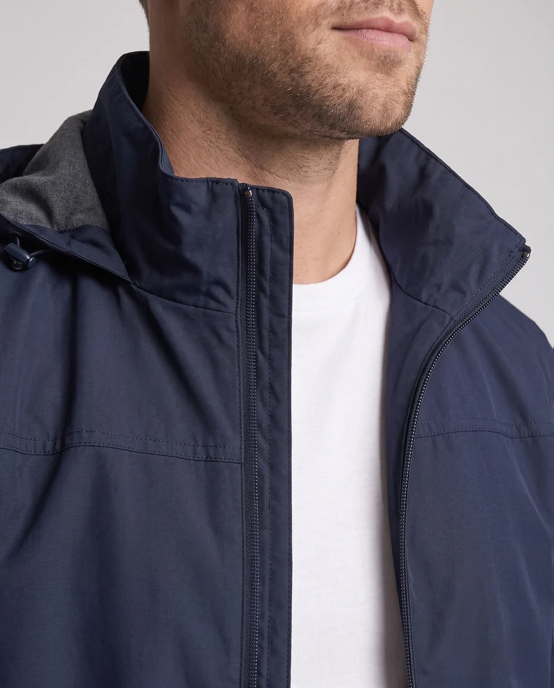 Herren leichte winddichte Jacke mit verstellbarem Sturmkapuze und elastischen Ärmelbündchen Nord Taschen