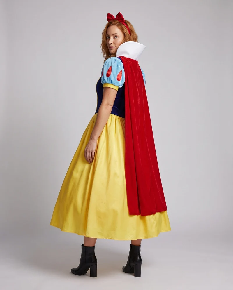 Damen Disney Prinzessinnen Kostüm mit schimmerndem Rock Nord Taschen