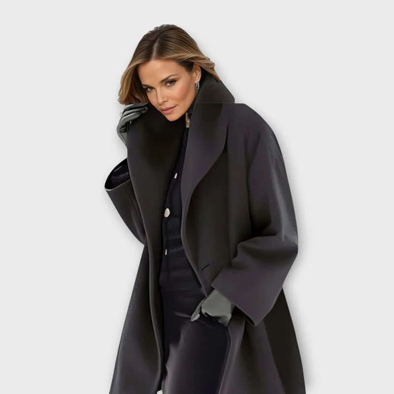 Elegante Übergangsjacke aus Wolle