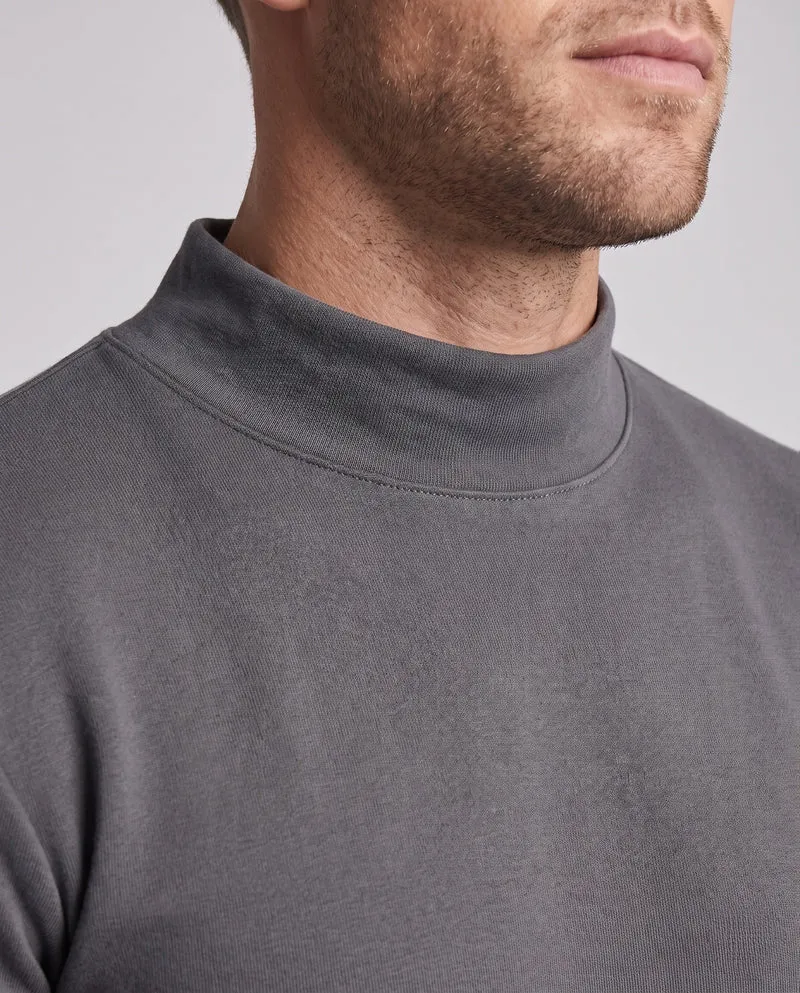 Herren Langärmliges T-Shirt mit Stehkragen Nord Taschen