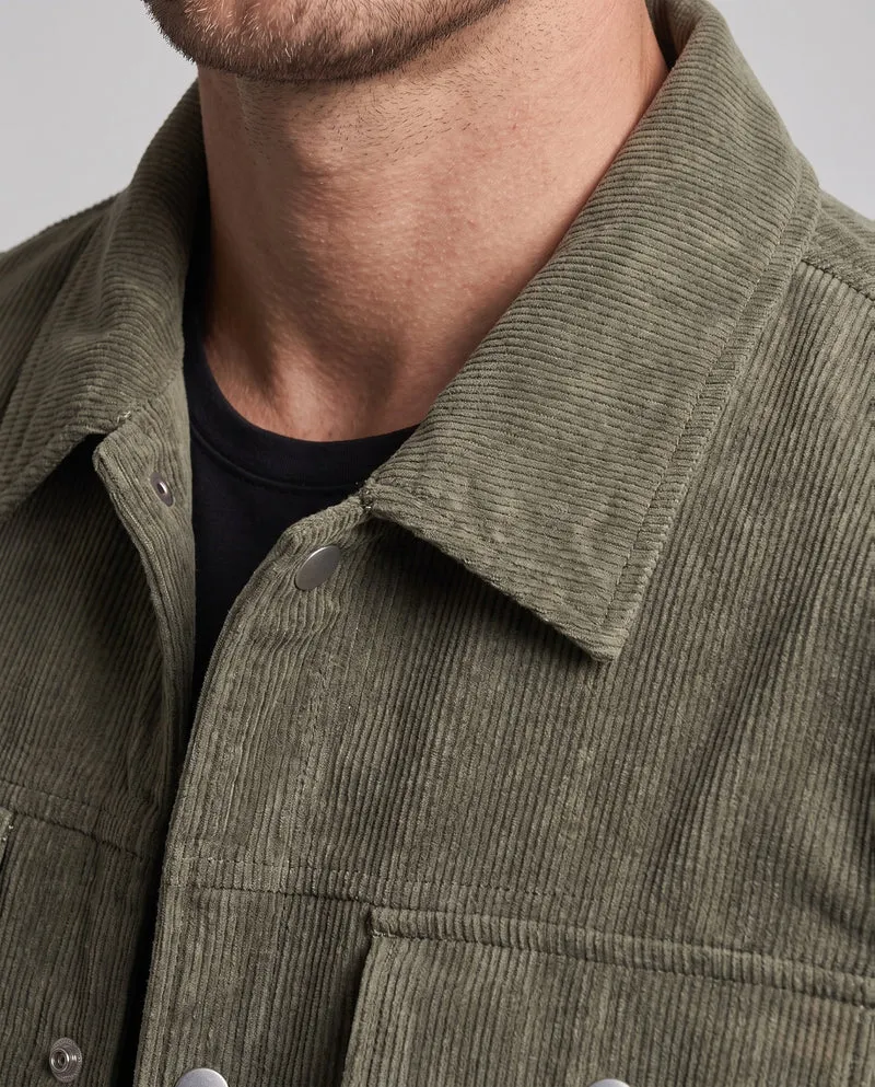 Herren Lässige Cordjacke Nord Taschen