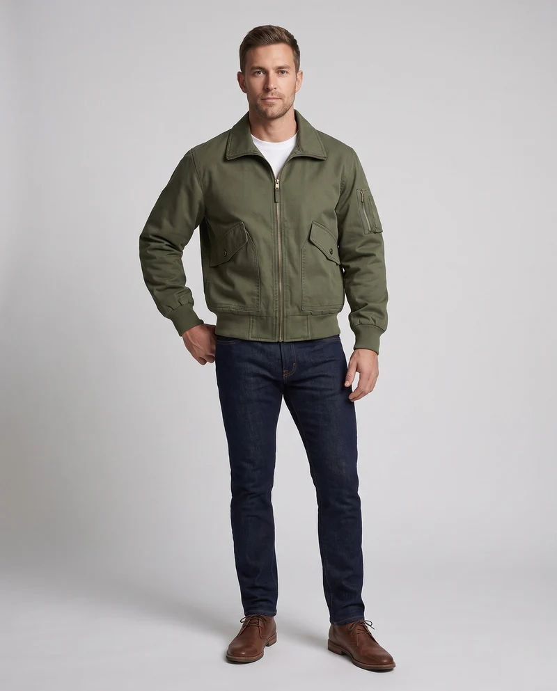 Herren lässige Utility-Jacke Nord Taschen 1787797584