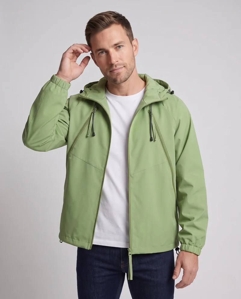 Herren Lässige Windjacke Nord Taschen