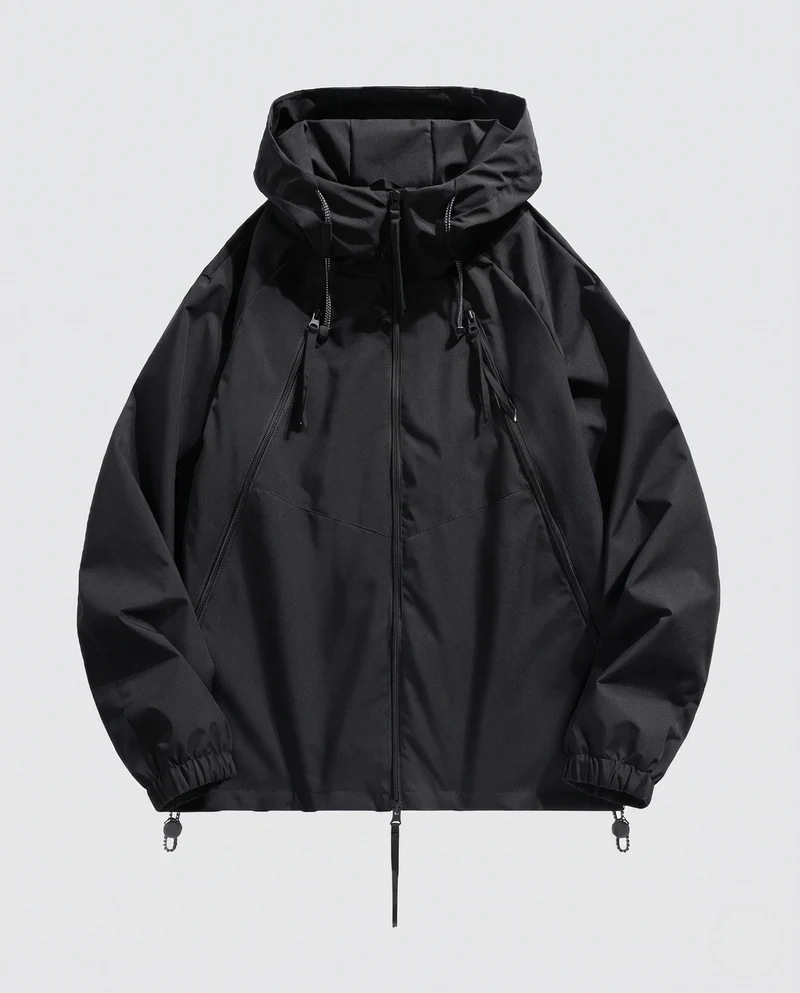 Herren Lässige Windjacke Nord Taschen