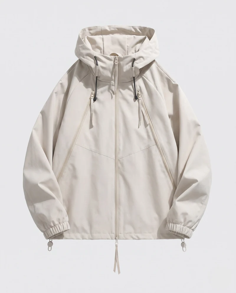Herren Lässige Windjacke Nord Taschen