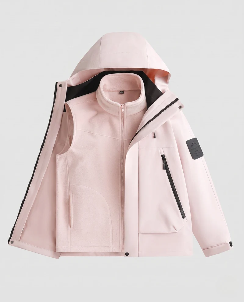 Herren Multifunktionale Hybridjacke Nord Taschen