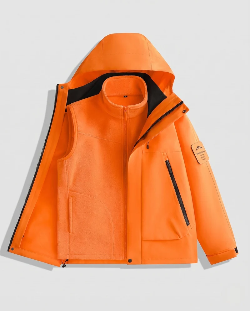 Herren Multifunktionale Hybridjacke Nord Taschen