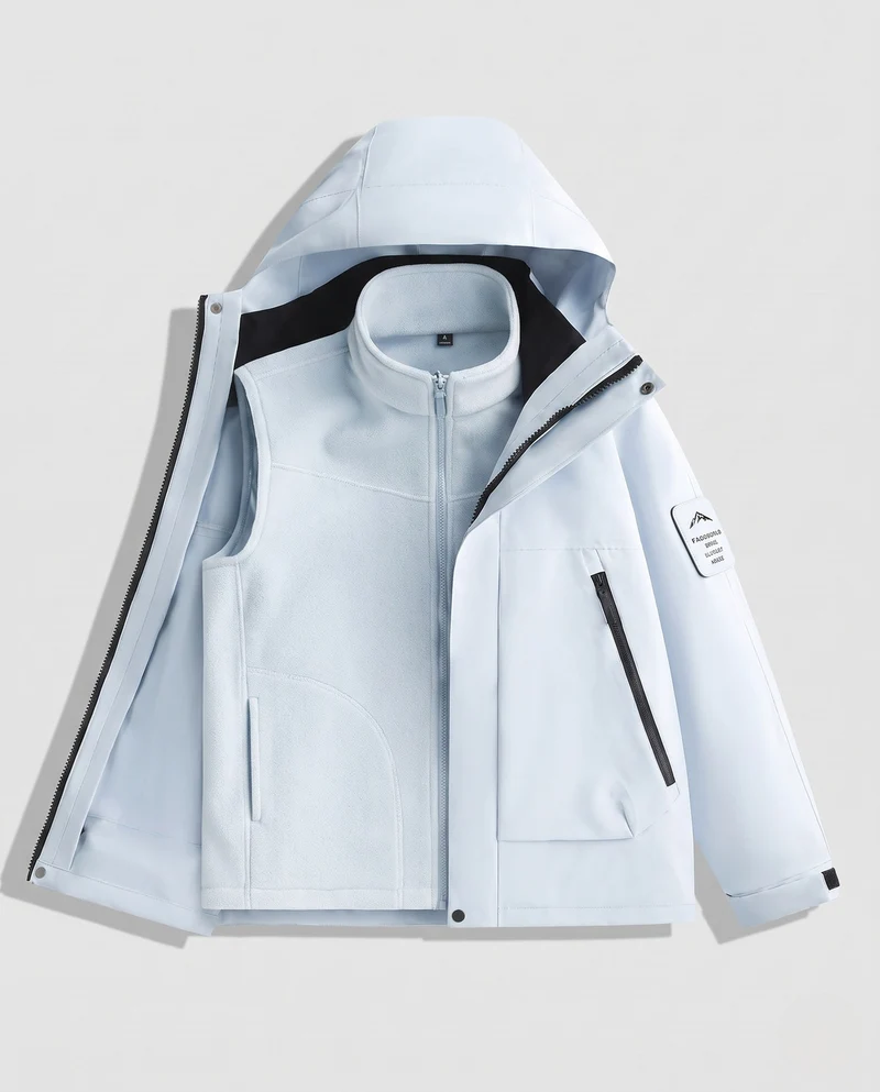 Herren Multifunktionale Hybridjacke Nord Taschen