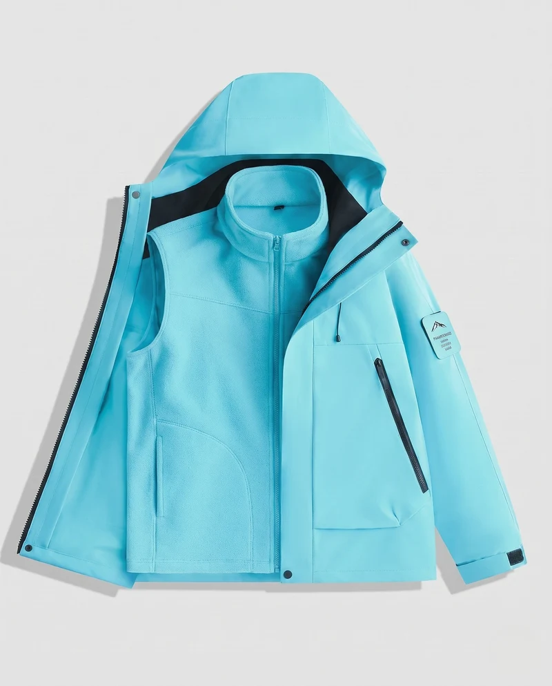 Herren Multifunktionale Hybridjacke Nord Taschen