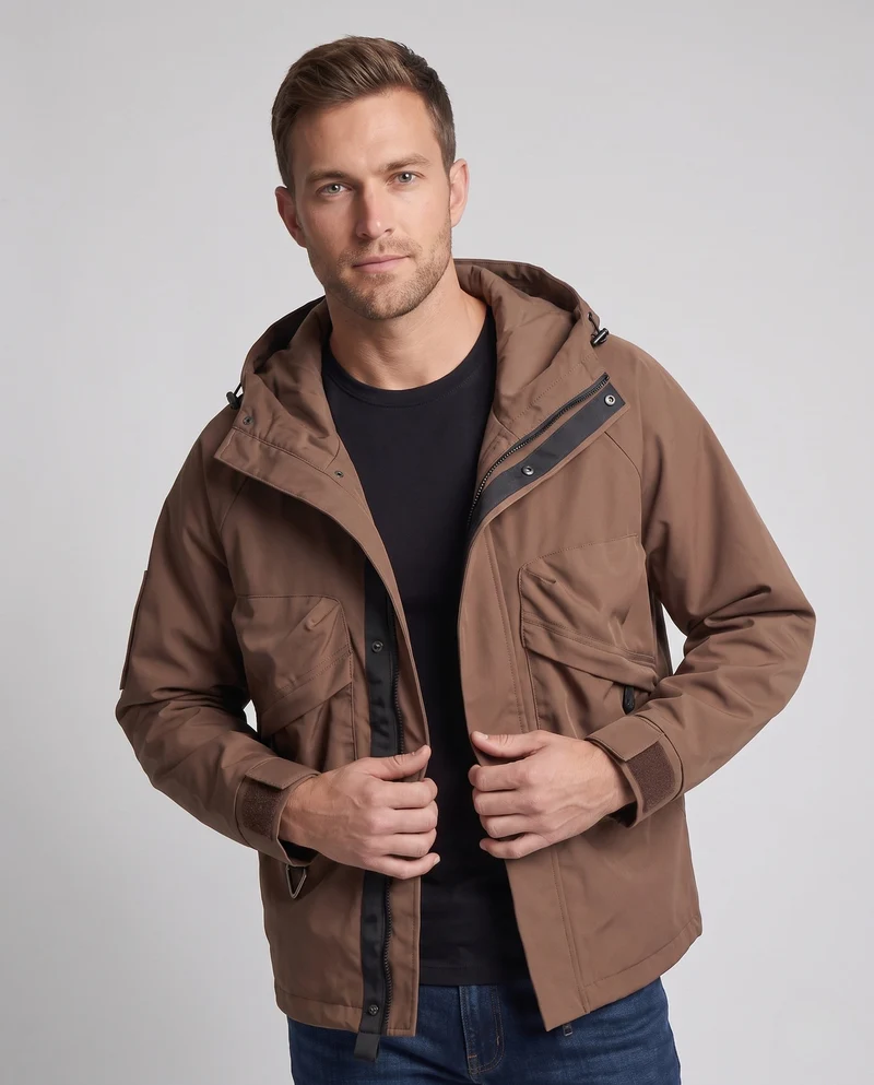 Herren Multifunktionale Outdoor-Jacke Nord Taschen