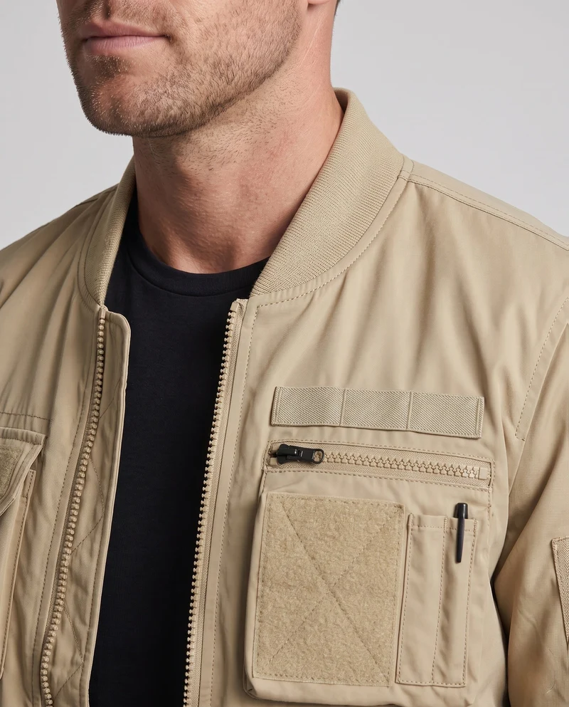Herren Multifunktionale Utility-Jacke Nord Taschen