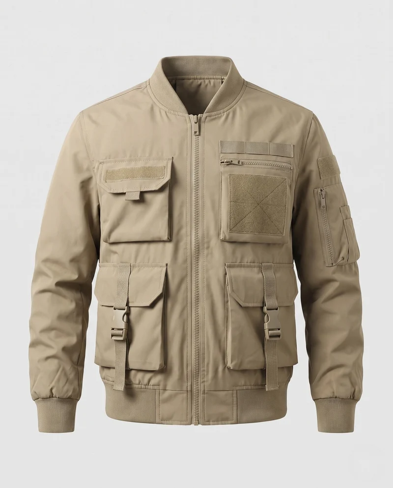 Herren Multifunktionale Utility-Jacke Nord Taschen