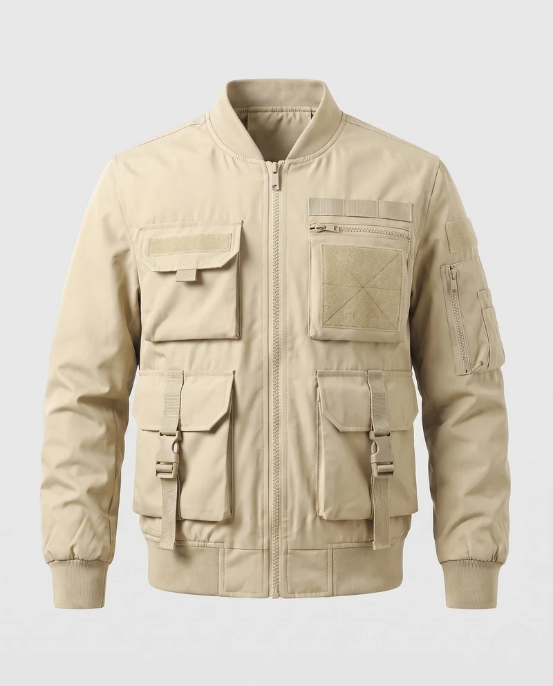 Herren Multifunktionale Utility-Jacke Nord Taschen