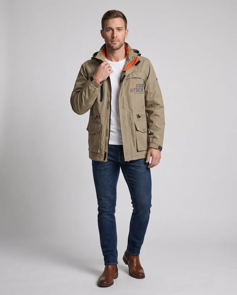 Herren Multifunktionsjacke Nord Taschen