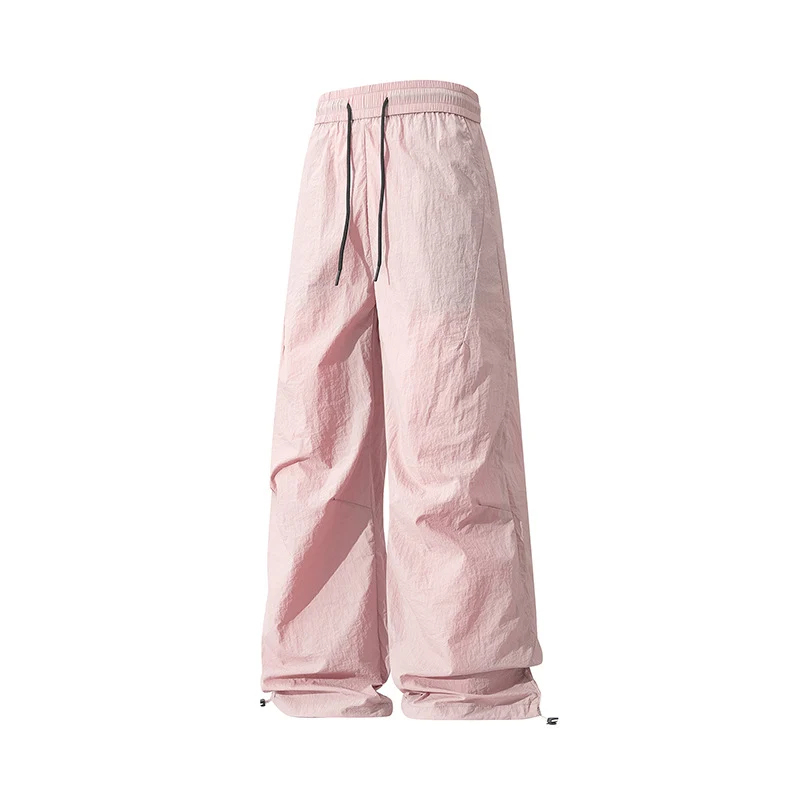 Unisex Weite technische Nylon-Hose mit Kordelzug und verstellbarem Saum Nord Taschen