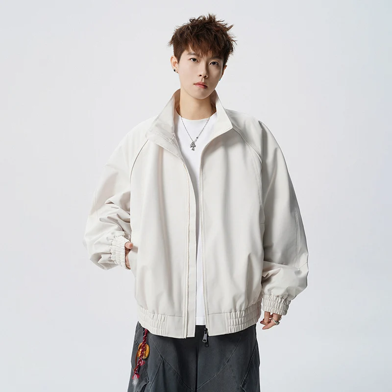 Unisex Oversized Windjacke mit Stehkragen und Raglanärmeln Nord Taschen
