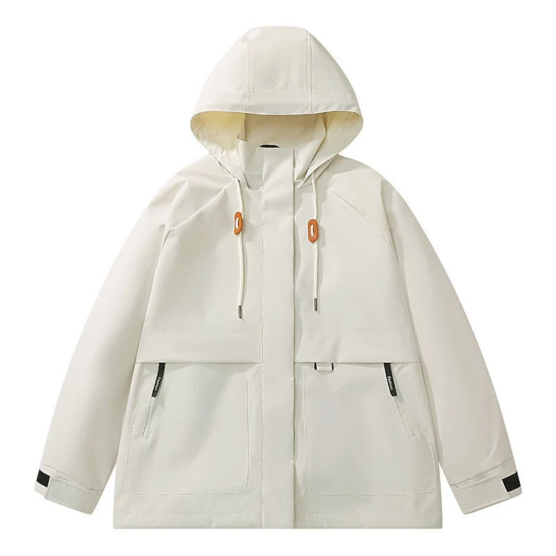 Unisex leichte wind- und wasserabweisende Kapuzenjacke im minimalistischen Utility-Stil Nord Taschen