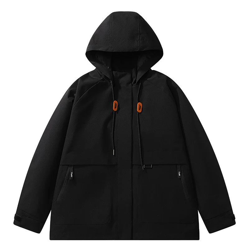 Unisex leichte wind- und wasserabweisende Kapuzenjacke im minimalistischen Utility-Stil Nord Taschen