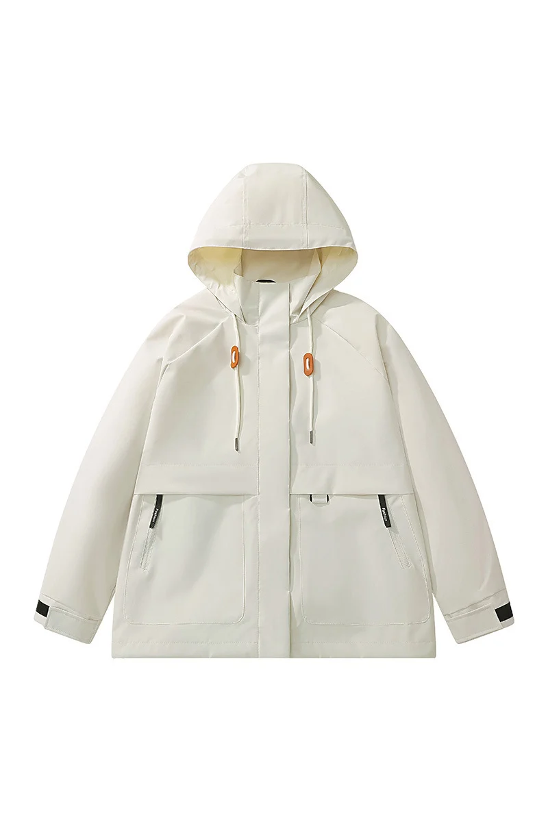 Unisex leichte wind- und wasserabweisende Kapuzenjacke im minimalistischen Utility-Stil Nord Taschen