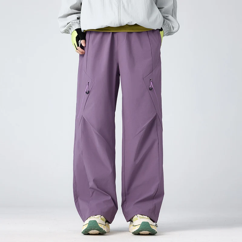 Herren Weite technische Cargo-Hose mit Utility-Taschen und elastischem Bund Nord Taschen