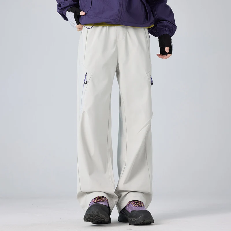 Herren Weite technische Cargo-Hose mit Utility-Taschen und elastischem Bund Nord Taschen