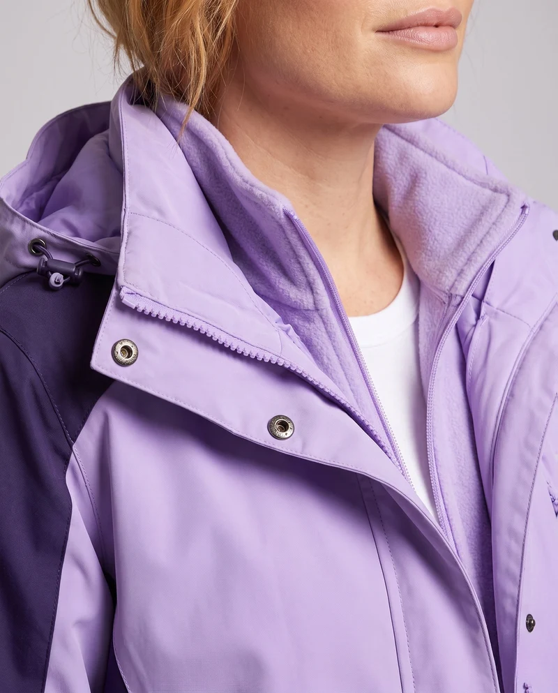 Damen zwei-lagige Softshell-Parka mit wärmendem Fleece-Innenfutter und verstellbarer Kapuze Nord Taschen