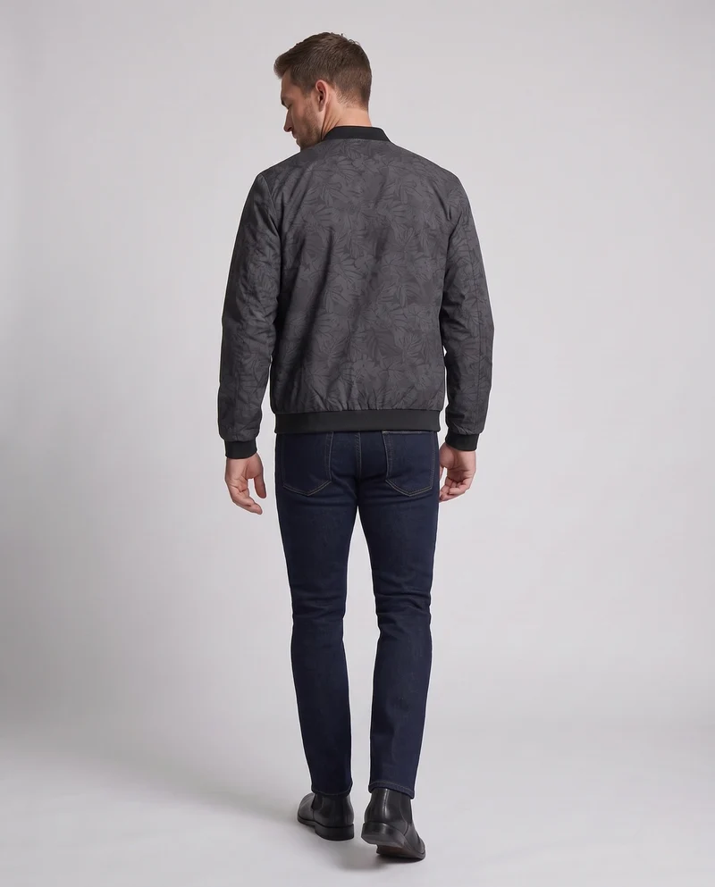 Herren Leichte Bomberjacke mit floralem Print Nord Taschen