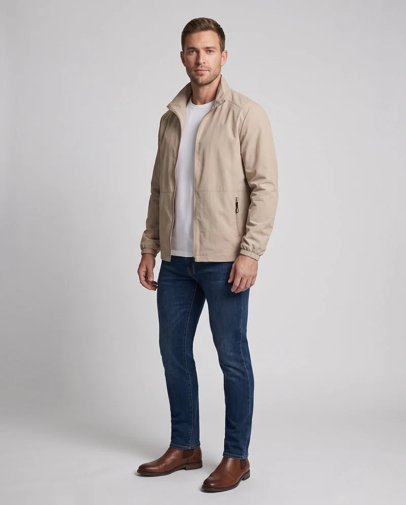 Herren Leichte Freizeitjacke Nord Taschen