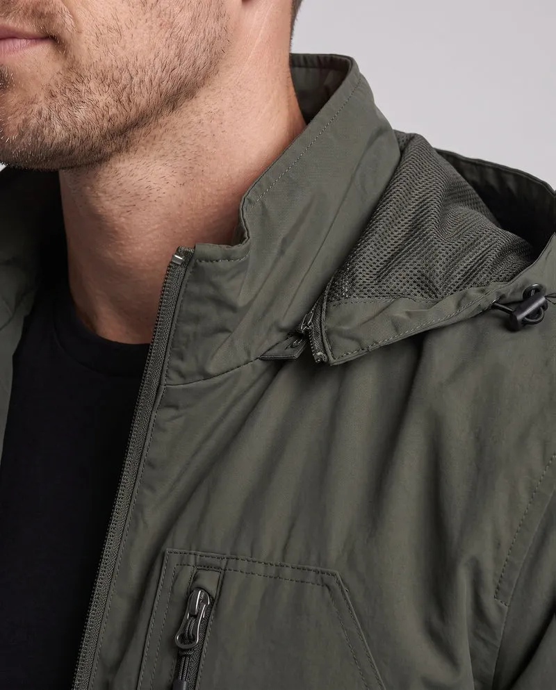 Herren Leichte Freizeitjacke mit verstellbarer Kapuze Nord Taschen