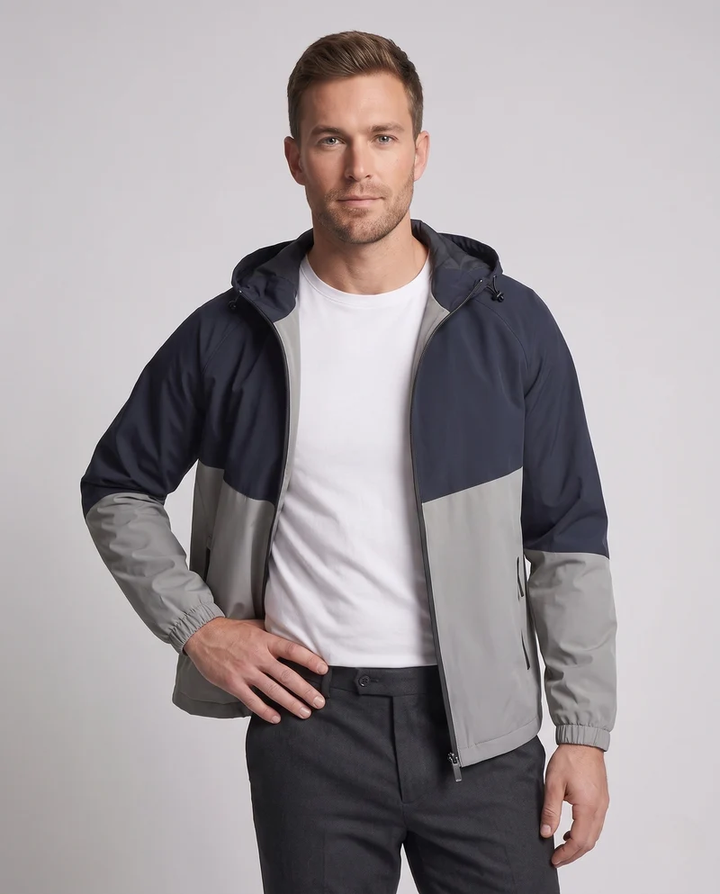 Herren Leichte Funktionsjacke mit Kapuze Nord Taschen