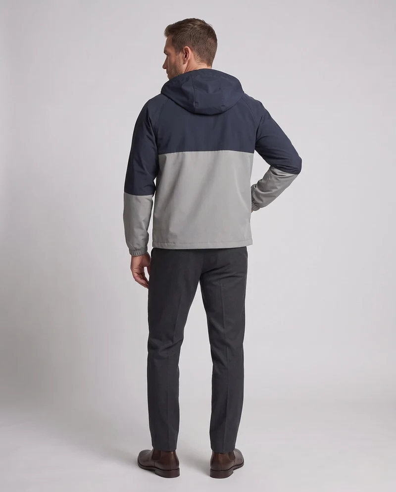 Herren Leichte Funktionsjacke mit Kapuze Nord Taschen