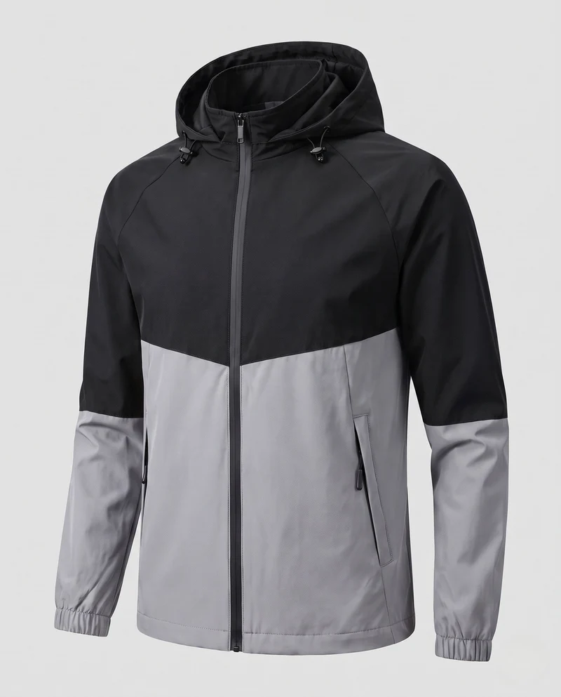 Herren Leichte Funktionsjacke mit Kapuze Nord Taschen