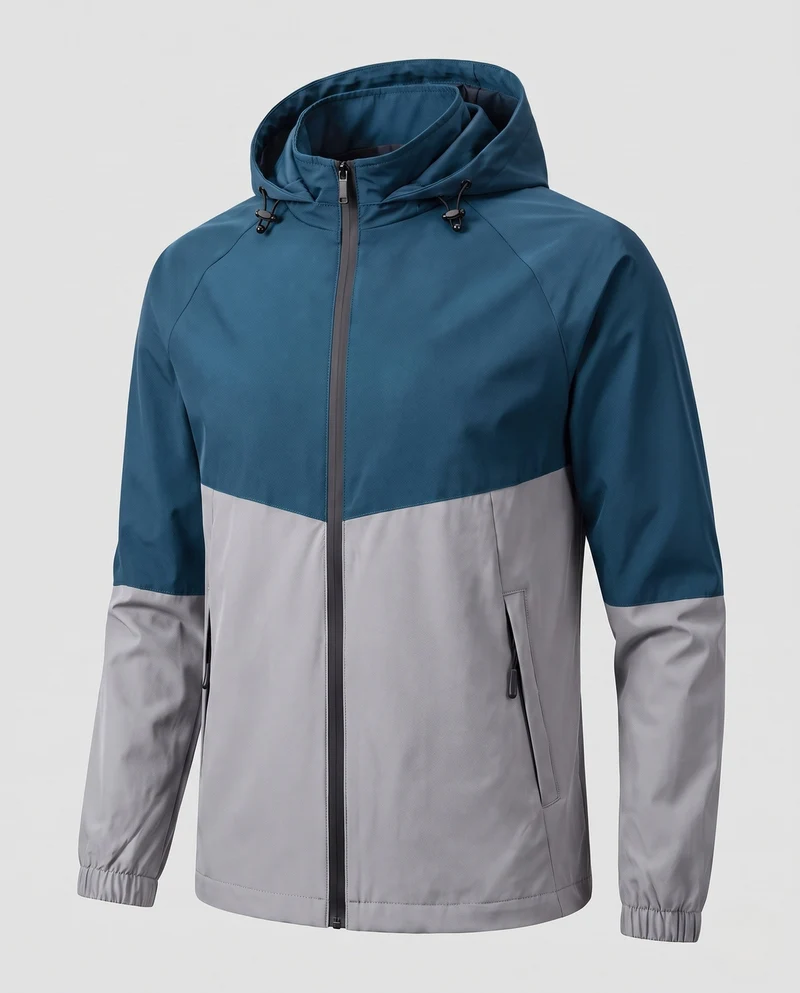 Herren Leichte Funktionsjacke mit Kapuze Nord Taschen