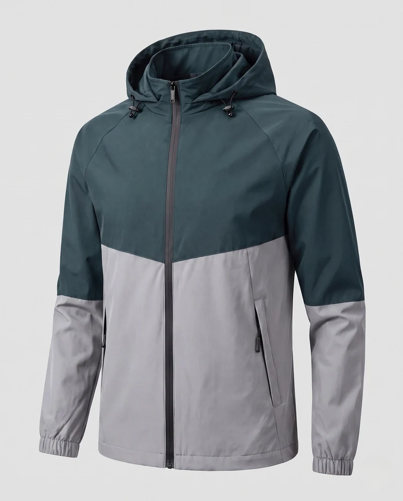 Herren Leichte Funktionsjacke mit Kapuze Nord Taschen