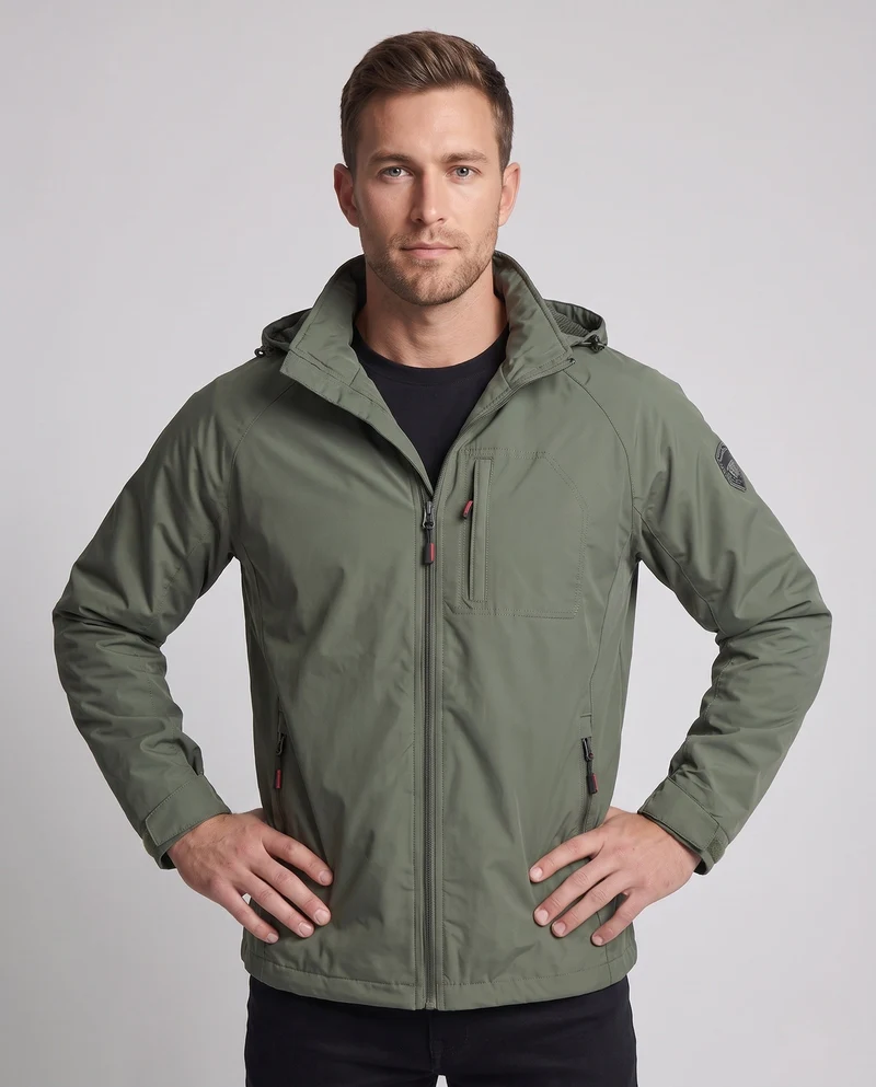 Herren Leichte Outdoor-Sommerjacke Nord Taschen