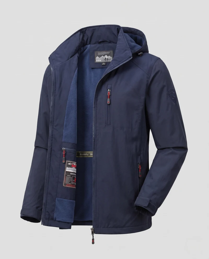 Herren Leichte Outdoor-Sommerjacke Nord Taschen