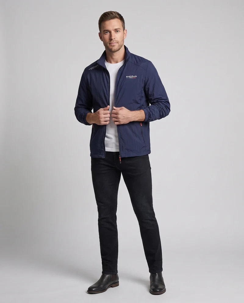 Herren Leichte Sportjacke mit praktischen Taschen Nord Taschen