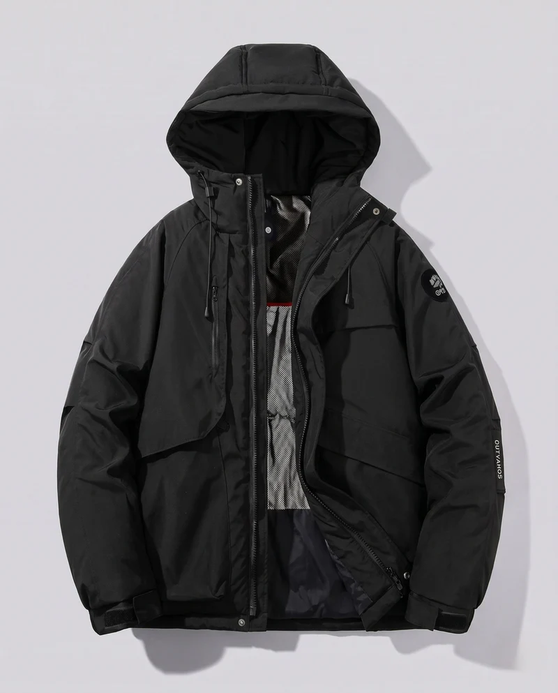Herren Premium Outdoor Jacke Nord Taschen